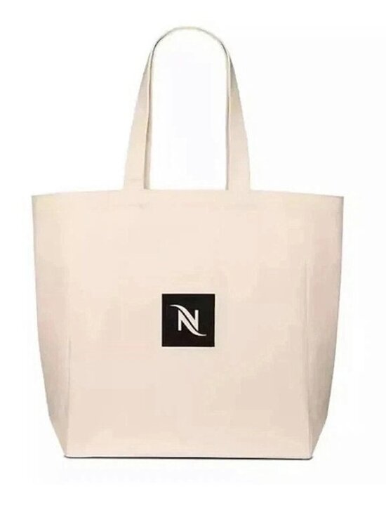 Nespresso Handbags - Nespresso Upcycled Canvas Large Tote Bag Shopper NIB 🌟